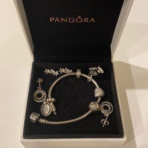 Pandora Bracelet Charms Earrings